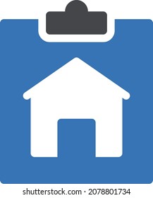 ilustración vectorial del portapapeles aislada en un fondo transparente. iconos vectoriales de glifo para el concepto o gráficos web.