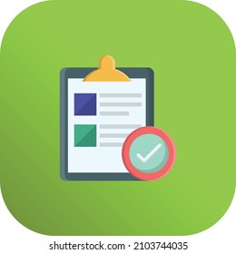 ilustración del portapapeles Vector en un fondo transparente.Símbolos de calidad superior.Icono plano de línea vector para el diseño de concepto y gráfico.
