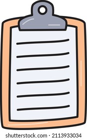 clipboard Vector illustration on a transparent background.Premium quality symmbols.Vector line flat icon for concept and graphic design.

