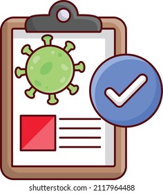 clipboard Vector illustration on a transparent background. Premium quality symmbols. Vector line flat icons for concept and graphic design. 
