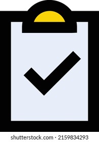 Clipboard Vector illustration on a transparent background.Premium quality symmbols.Stroke vector icon for concept and graphic design.