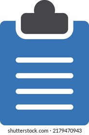 Clipboard Vector illustration on a transparent background.Premium quality symbols.Glyphs vector icon for concept and graphic design.