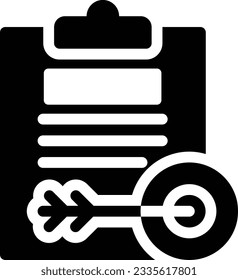 clipboard Vector illustration on a transparent background.Premium quality symmbols.Glyphs vector icon for concept and graphic design.