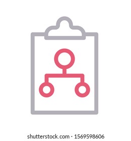 clipboard vector thin line icon 