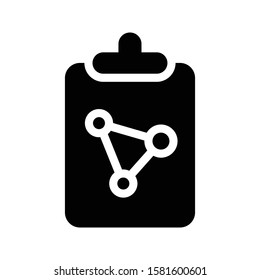 clipboard vector thin line  icon 