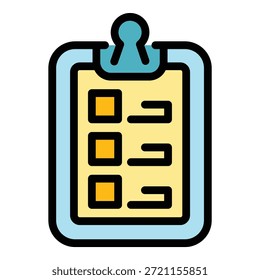 Ícone de tarefa de trabalho da área de transferência. Ícone do vetor da tarefa de trabalho da Área de Transferência do Tópico para design da Web isolado na cor branca do plano de fundo