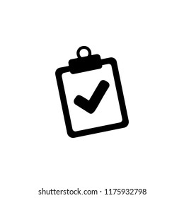 clipbord icon. Simple glyph vector of Medicine set for UI and UX, website or mobile application on white background
