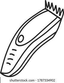 clipper.  doodle illustration. Vector clipart
