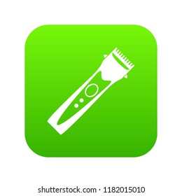 Clipper icon digital green for any design isolated on white vector illustration