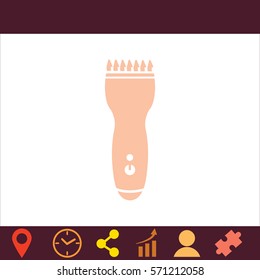 Clipper  icon. Vector design.