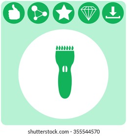 Clipper icon. Vector illustration.