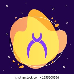 Clipper icon - Vector outline symbol design from