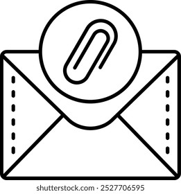Diseño de icono de Vector de línea de Clipper