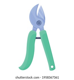 Clipper secateurs icon. Cartoon of Clipper secateurs vector icon for web design isolated on white background