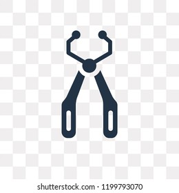 Clipper vector icon isolated on transparent background, Clipper transparency concept can be used web and mobile