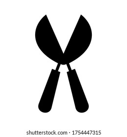 clippers garden icon or logo isolated sign symbol vector illustration - high quality black style vector icons
