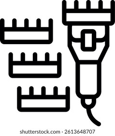 Clippers Guards Line Vector Icon Design
