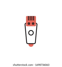 clippers icon vector illustration modern style design. isolated on white background