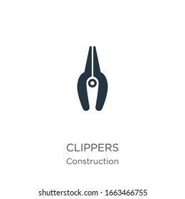 Clippers icon vector. Trendy flat clippers icon from construction collection isolated on white background. Vector illustration can be used for web and mobile graphic design, logo, eps10