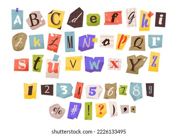 Page 3  Magazine Cut Out Letters Vector Art, Icons, and Graphics for Free  Download