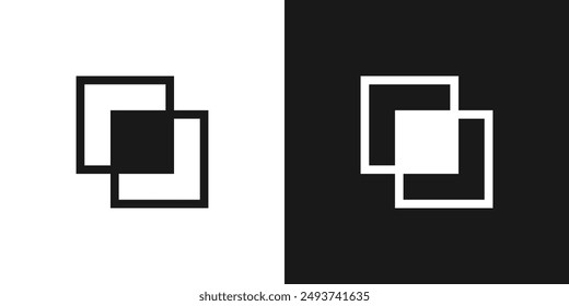 Vector de conjunto de iconos de máscara de recorte