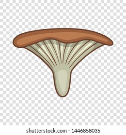 Clitocybe mushroom icon. Cartoon illustration of clitocybe mushroom vector icon for web design