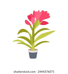 Clivia Miniata icon in vector. Logotype