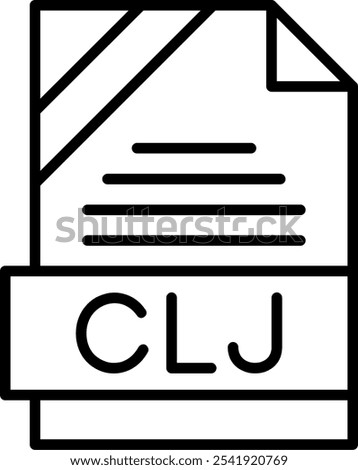 CLJ Vector Vector Icon Design Symbol