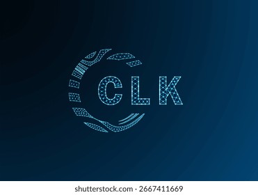 CLK low poly letter logo vector design. CLK lower poly logo design. CLK unique low poly logo design.