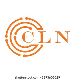 CLN letter design. CLN letter technology logo design on white background. CLN Monogram logo design for entrepreneur and business