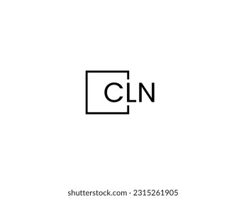 CLN Letter Initial Logo Design Vector Illustration