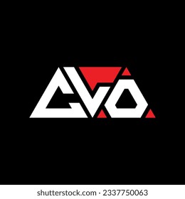 CLO triangle letter logo design with triangle shape. CLO triangle logo design monogram. CLO triangle vector logo template with red color. CLO triangular logo Simple, Elegant, and Luxurious design.