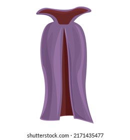 Cloak cloth icon cartoon vector. Super hero. Red mantle