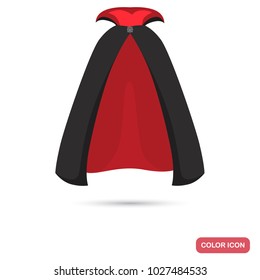 Cloak of Dracula color flat icon