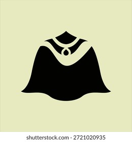 cloak hero concept logo design vector template