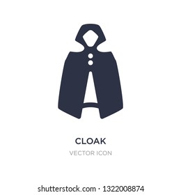 cloak icon on white background. Simple element illustration from Autumn concept. cloak sign icon symbol design.