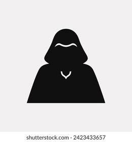 Cloak mantle vampire icon - Simple Vector Illustration