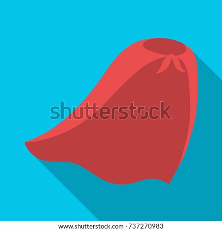 Cloak, single icon in flat style.Cloak, vector symbol stock illustration web.