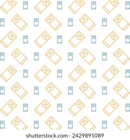 Cloakroom icon trendy repeating pattern colorful vector illustration background