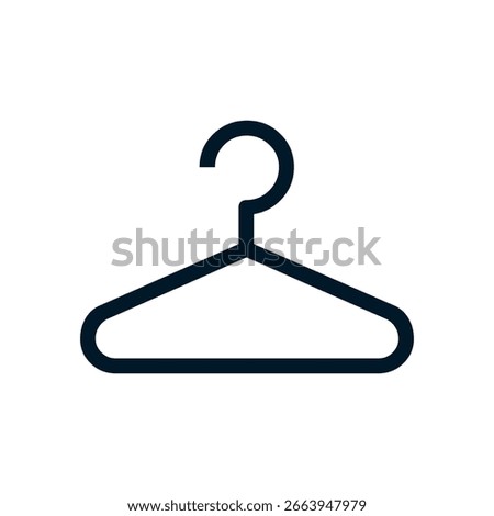 Cloakroom icon, Vector logo sign, Illustration, shape, design, UX UI icon, editable eps