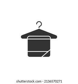Cloakroom icons  symbol vector elements for infographic web