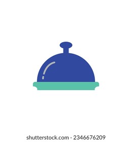 Cloche colored icon. illustration graphic of Cloche colored