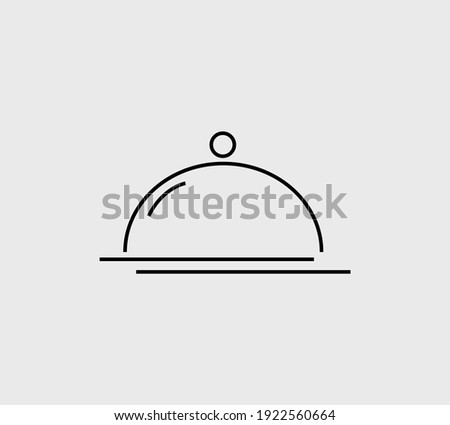 Cloche icon hotel room service icon vector illustration design