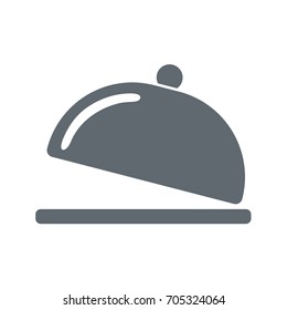 Cloche icon simple flat style vector illustration