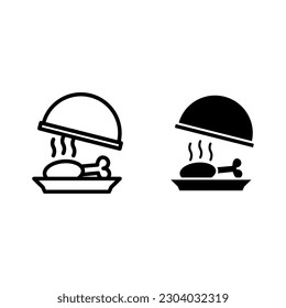 Plantilla de logotipo de ilustraciones vectoriales de icono de cierre para muchos fines. Aislado sobre fondo blanco.