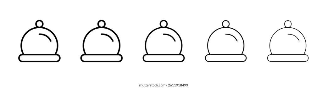 Cloche icon Vector logo sign