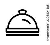 Cloche Icon Vector Symbol Design Illustration