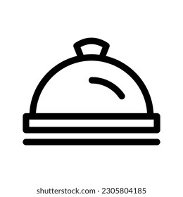 Cloche Icon Vector Symbol Design Illustration