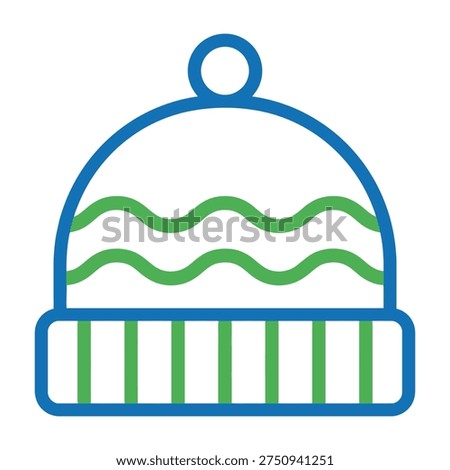 Cloche server dome with green lines