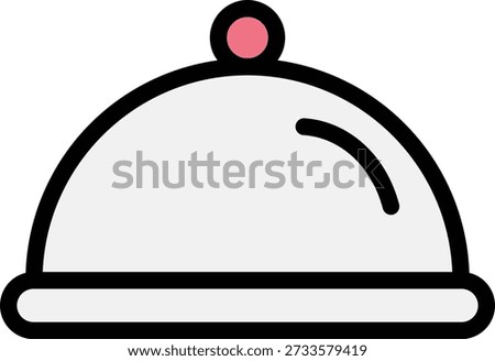 Cloche Vector Icon Design Illustration